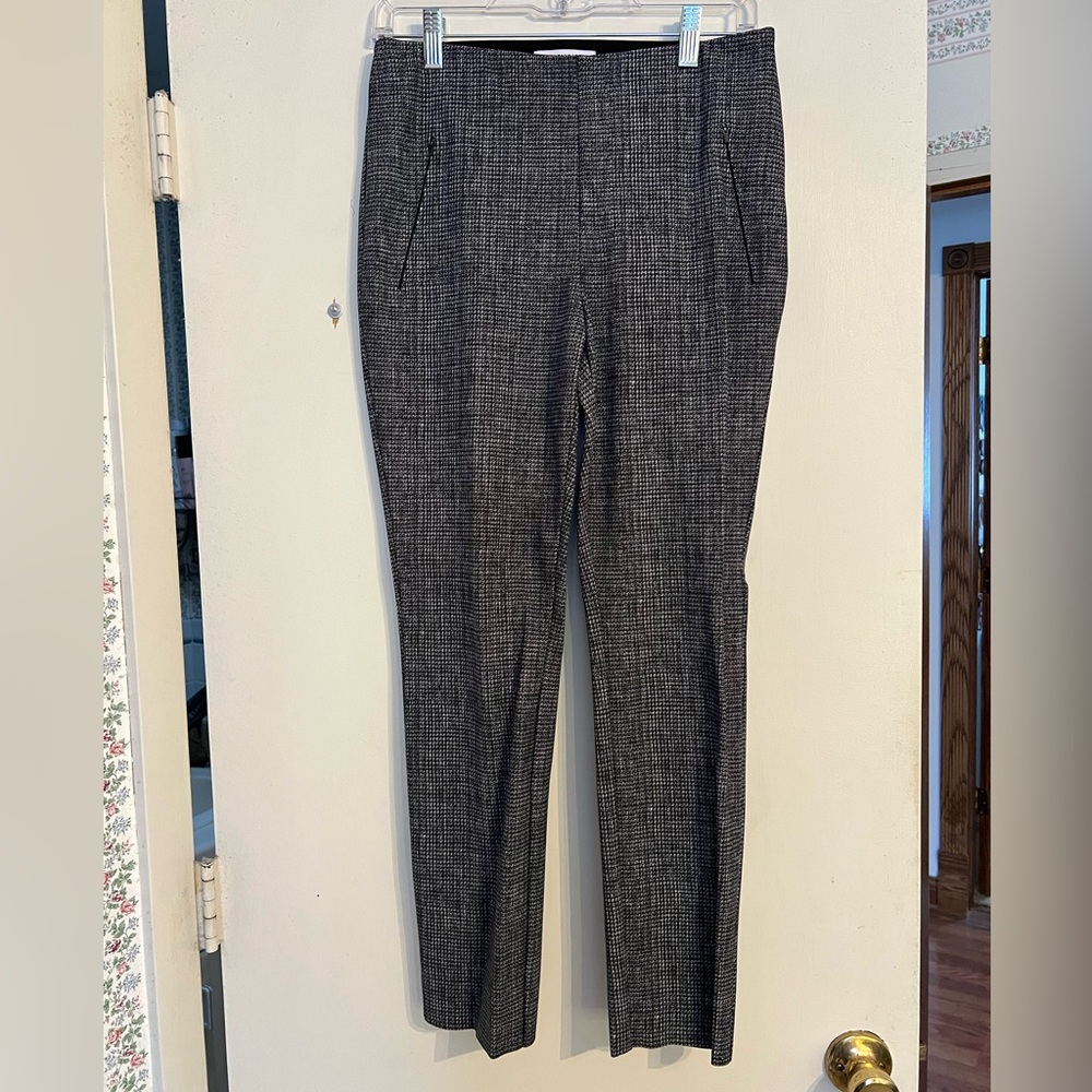 Banana Republic BR Standard Gray Checkered Pants